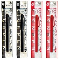 Amazon.co.jp: 【赤3本 黒1本 計4本セット】サインペン 水性ペン XS520 Amazon.co.jp: 【赤3本 黒1本 計4本セット】サインペン 水性ペン XS520