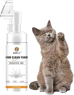 patas gato | 150 ml espuma limpeza pés lamacentos, patas portátil com escova para cães gatos patas enlameadas Mengli