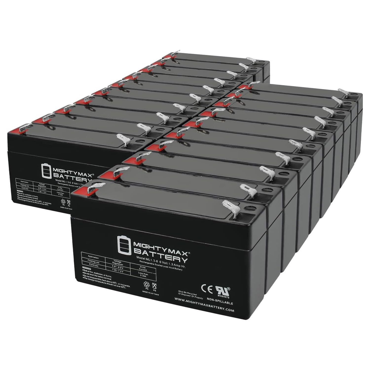 Mighty Max Battery 6V 1.3AH SLA Replacement Battery Compatible with Biochem 712008A1-20 Pack