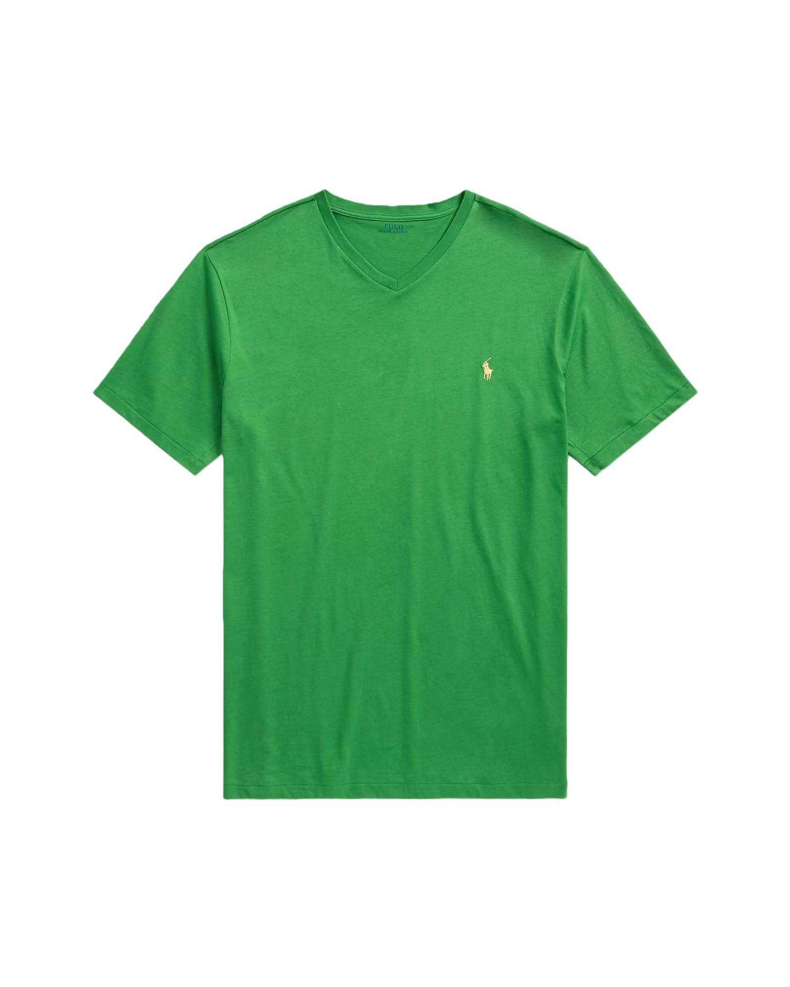 POLO RALPH LAUREN Classic Fit V-Neck T-Shirt Medium Light Green