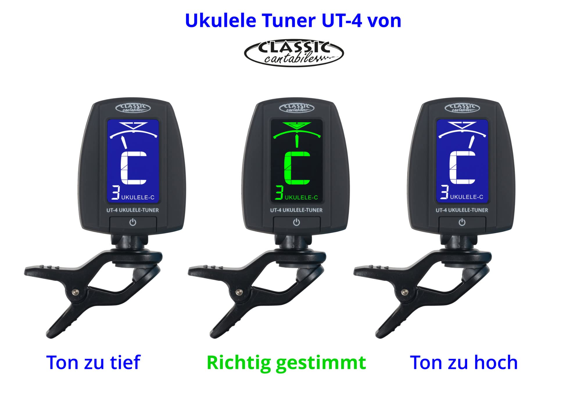 Juego De 4 Clavijas De Afinación Para Ukelele - Relación 1:15, Estilo Cerrado, Color Plateado
