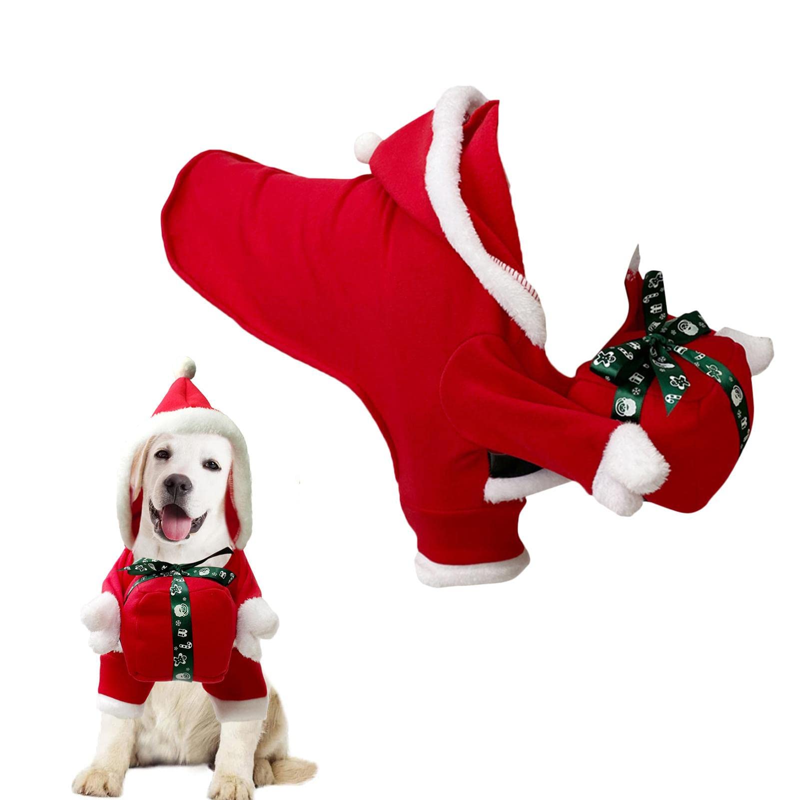 Amazon | 犬のクリスマスサンタコスチューム - クリスマスペット服,犬
