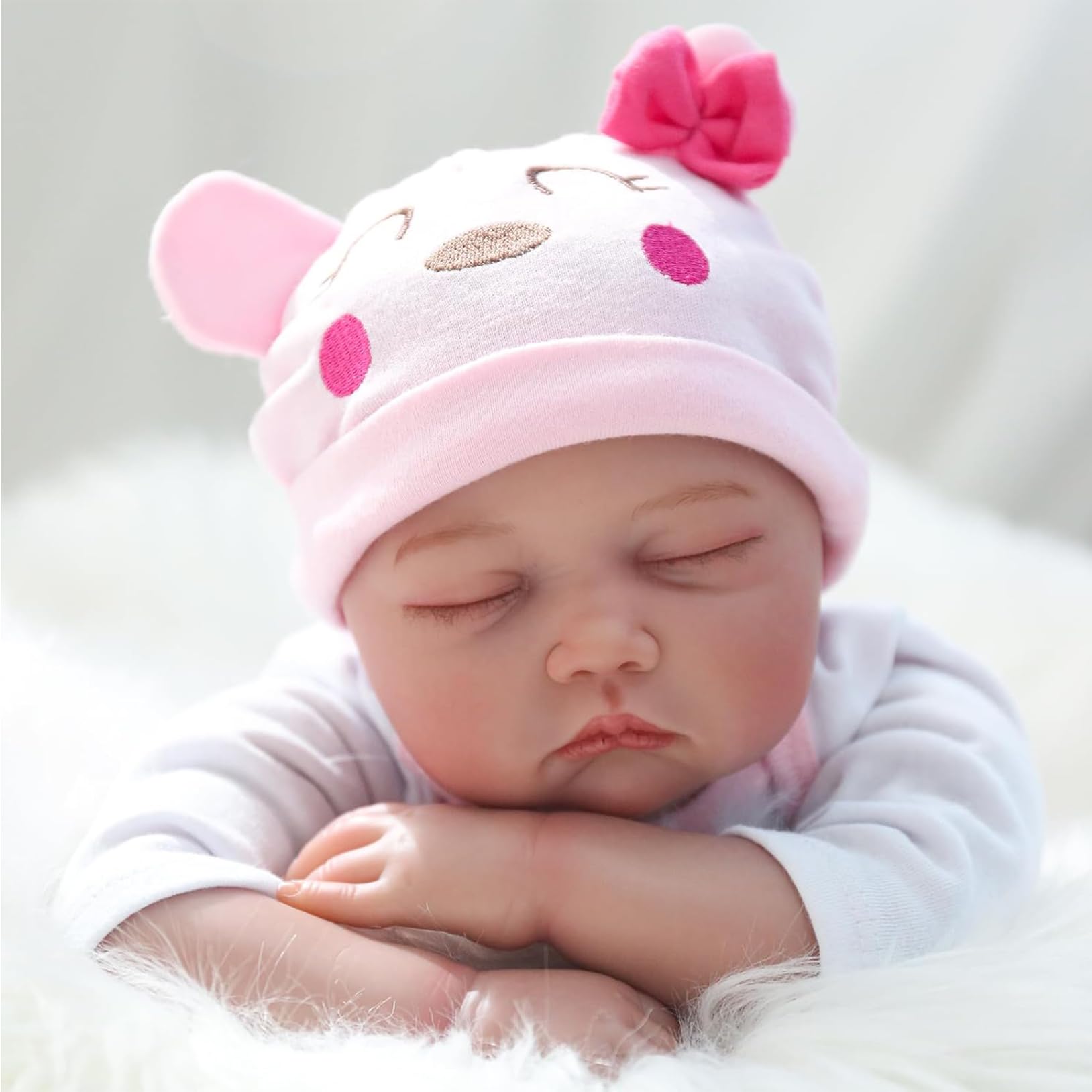 Reborn lalka dziecięca, 22 cale 55 cm, miękki silikon, winyl, realistyczna lalka dla niemowląt, dziewczynek, realistyczna zabawka