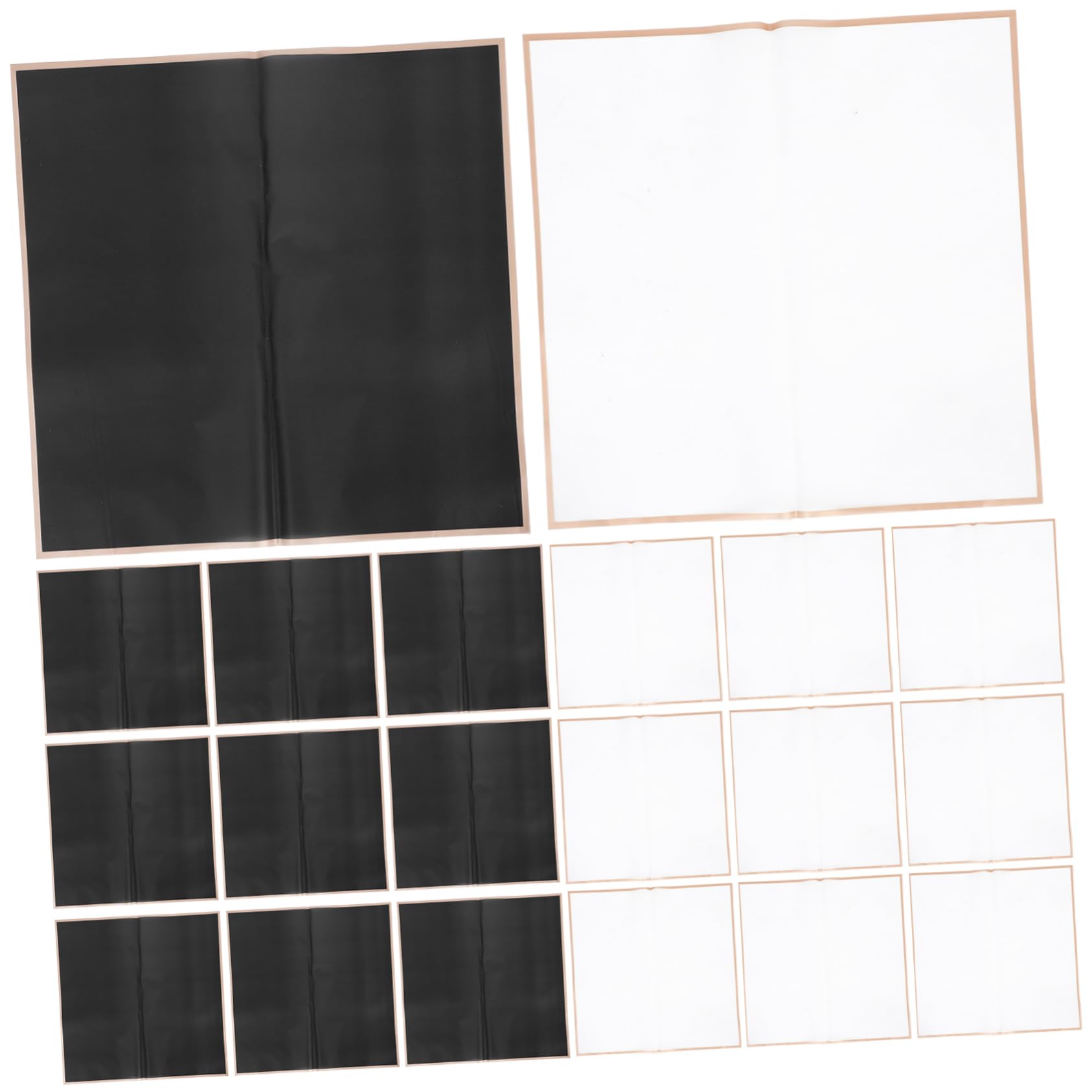 HOMSFOU Floral Wrapping Film 40 Sheets Waterproof Flower Paper Roll Bouquet Wrapping Material Flower Film Wrap