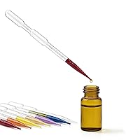 Vista 2 de 100 unidades de pipetas de transferencia de 3 ml - cuentagotas de plástico desechables para laboratorio, manualidades DIY, aceites esenciales