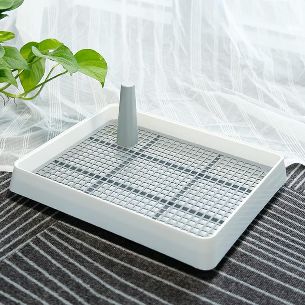 1 Set Dog Toilet Potty Puppy Litter Box Puppy Urine Basin Portable Toilet Bins Training Train Potty Thickened Indoor -Splash