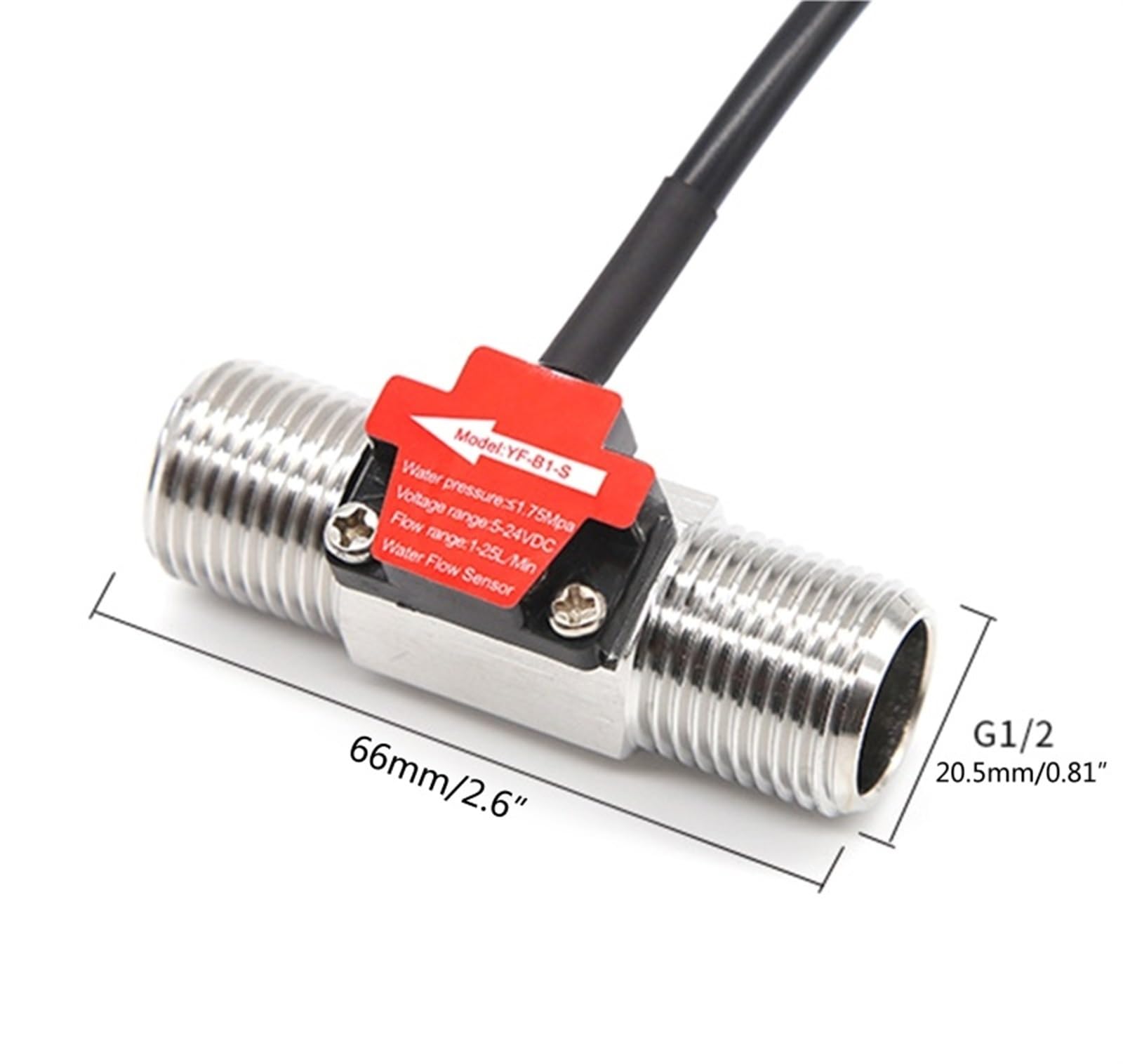 Flow Sensor Meter Digital Pipeline Water Flow Water Flow Counter Sensor Water Control Water Flow Switch Flowmeter Meter Counter