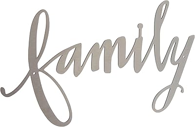 Primitives by Kathy 34224 Precison Cut Metal Word Sign, Family