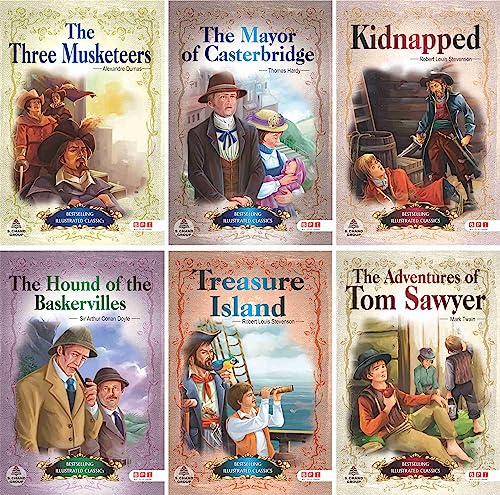 Classics for Boys: Illustrated and Abridged Classic Books (Set of...
