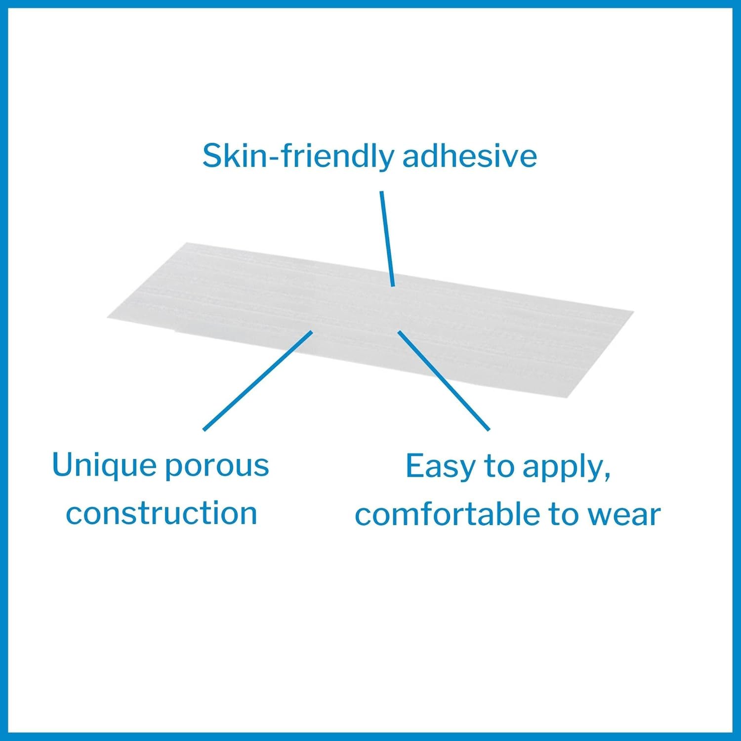 McKesson Skin Closure Strips, Sterile, Reinforced, 1/8 in x 3 in, 50 Count
