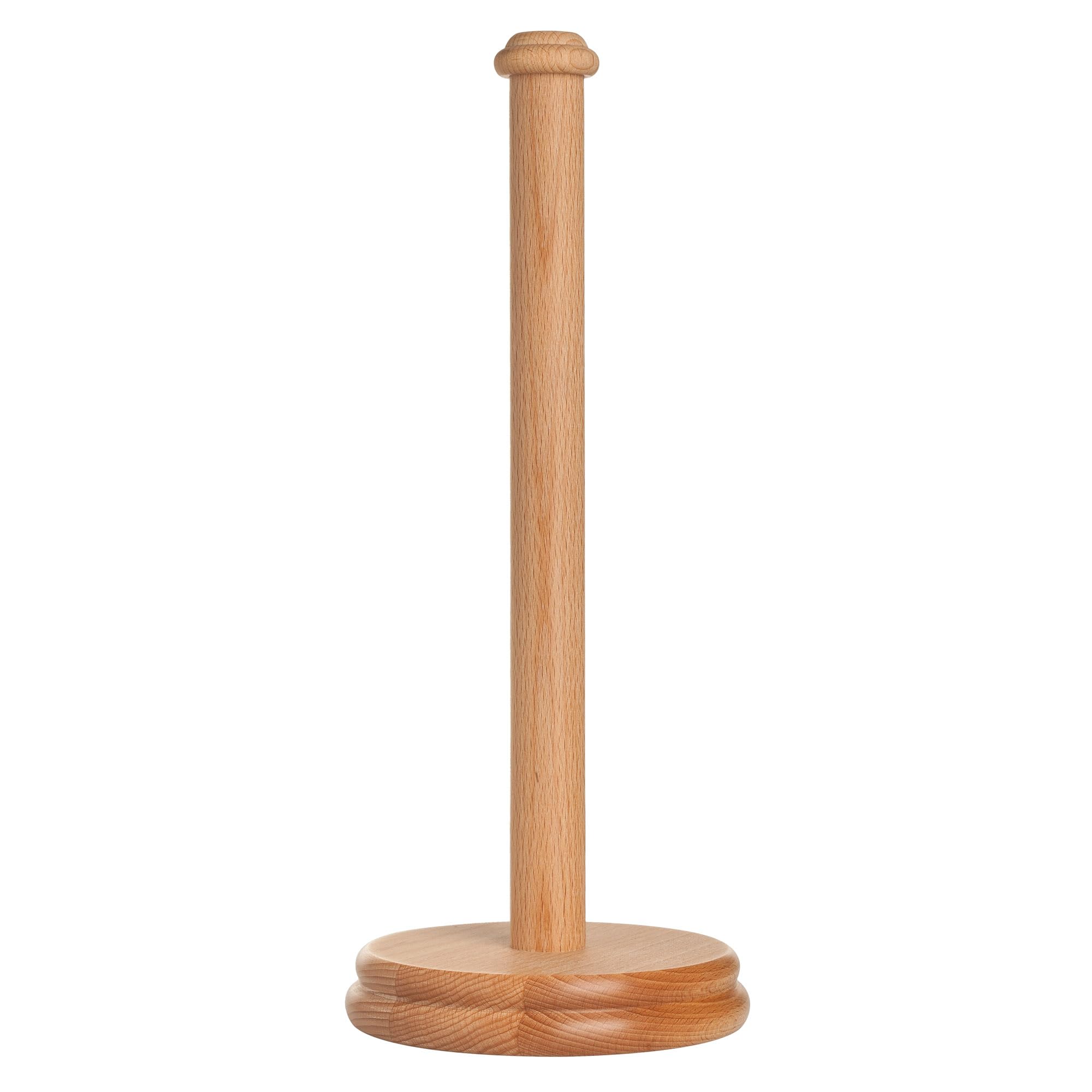 Portarrollos de cocina de madera HIC soporte vertical para papel absorbente en encimera