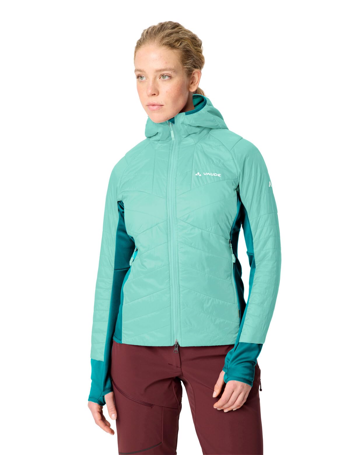 VAUDE Women's Sesvenna Jacket IV, sportowa damska kurtka izolacyjna na wycieczki narciarskie, ciepła i wodoodporna dzięki izolacji PrimaLoft