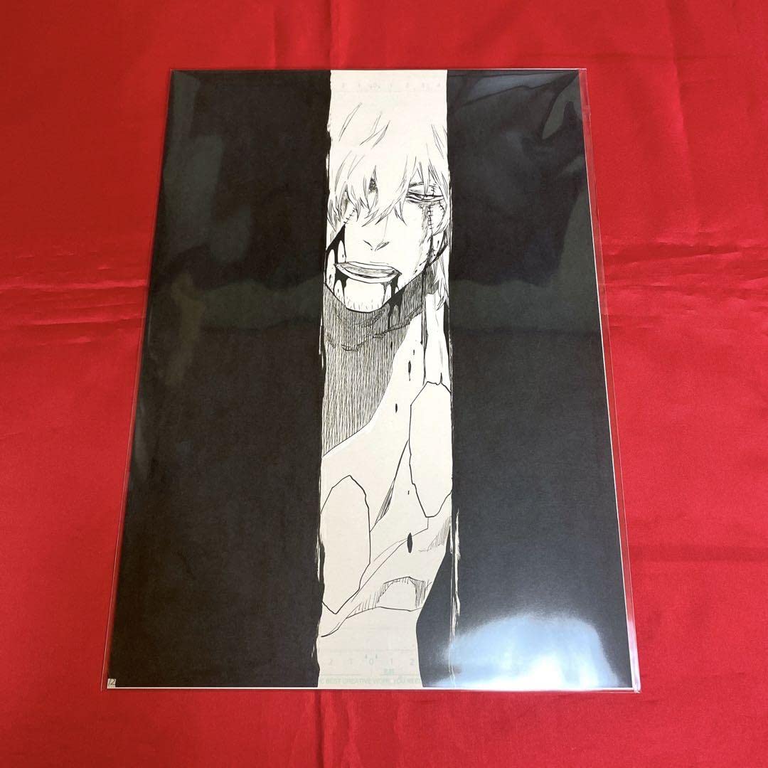 Amazon.co.jp: BLEACH原画展 複製原画 更木剣八 卯ノ花 浦原喜助 朽木