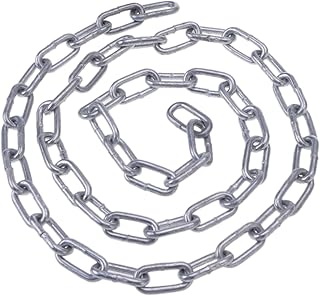 VILLCASE Chain Metal Chain Metal Chandeliers Link Chain Zinc Plated Link Chain Outdoor Chain Zinc Plated Chain Coil Chain Link Iron Chain Small Chain The Chain Silver Metal Anti-Cut 1