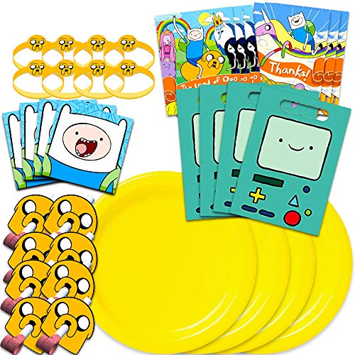Adventure Time Party Supplies Ultimate Set - Adventure Time Birthday Party Decorations, Party Favors, Plates, Napkins and More
