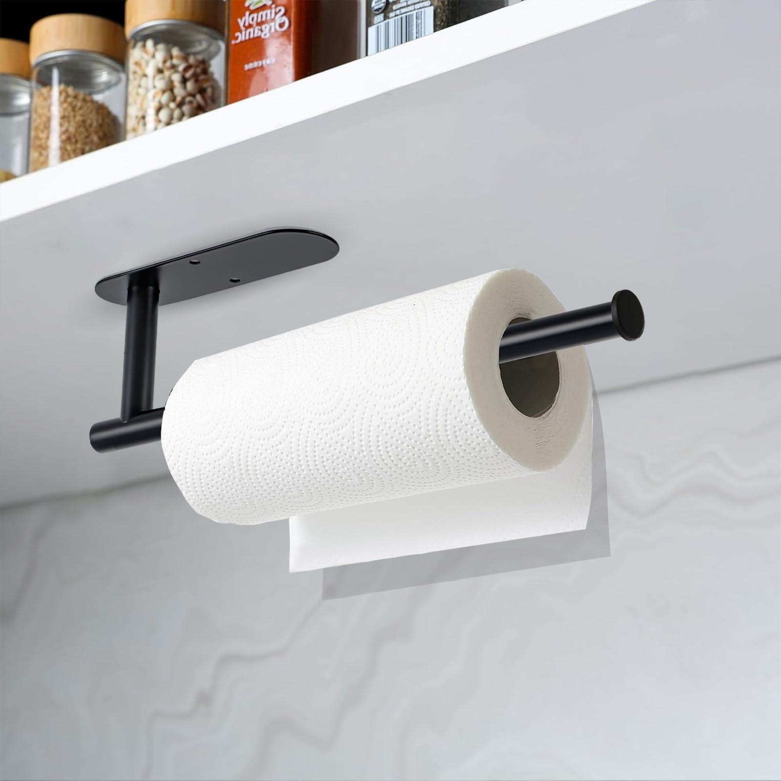 Paquete de 2 soportes de torre de papel negro
