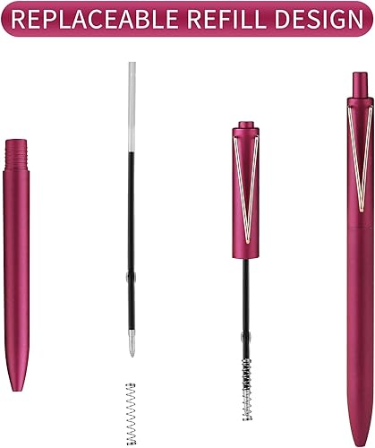 Miniatura 10 de WY WENYUAN - Bolígrafos de escritura suave de punta fina bolígrafos personalizados a granel bolígrafos Flair Teacher Bolígrafos de tinta negra de