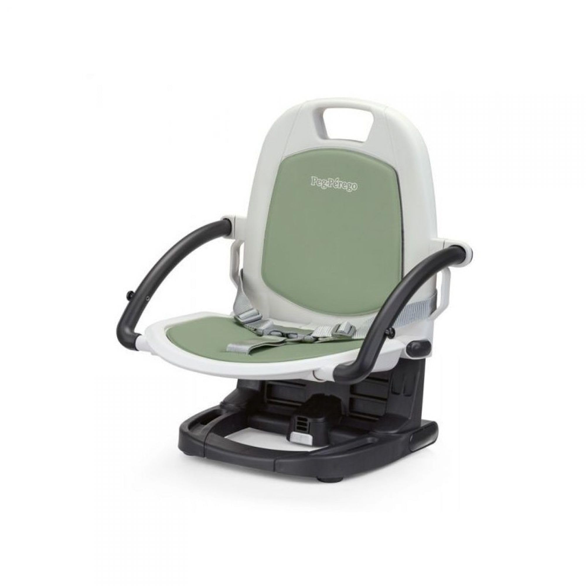 Peg Perego Rialto Fotel dziecięcy dla niemowląt, przenośne i regulowane krzesło dziecięce, kompaktowe zamknięcie, wyjmowana taca, krzesełko podróżne dla dzieci w wieku od 6 miesięcy do 3 lat (0-15 kg
