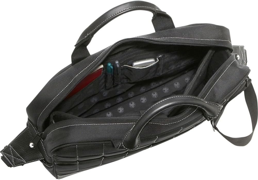Mobile Edge Sumo Professional Laptop Briefcase Travel Computer Bag with Strap, Compatible with MacBook Pro 17 Inch and 16 Inch PC Laptops, SUMO89201, Black