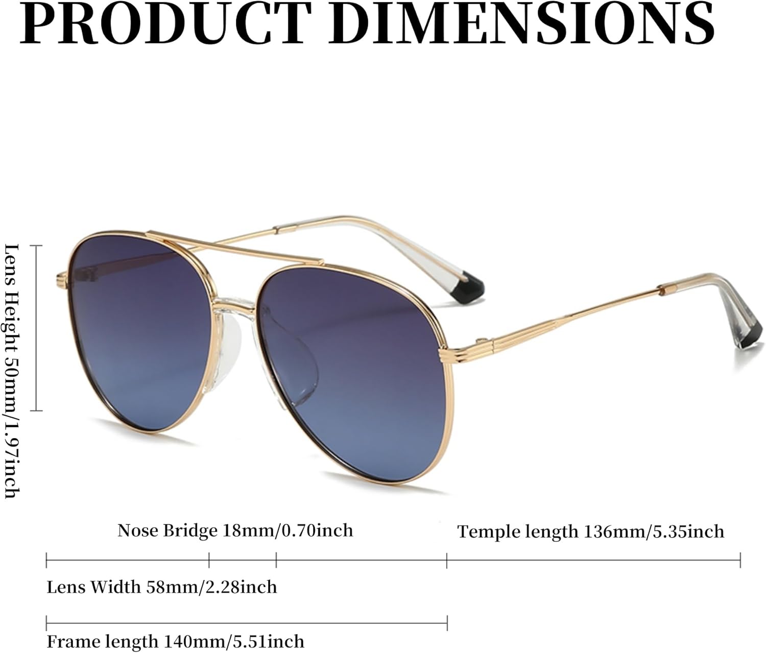 Classic Womens Sunglasses Tangle Free Polarized Aviator Sunglasses for Women with UV Protection 2026 Trendy Shades - Image 3