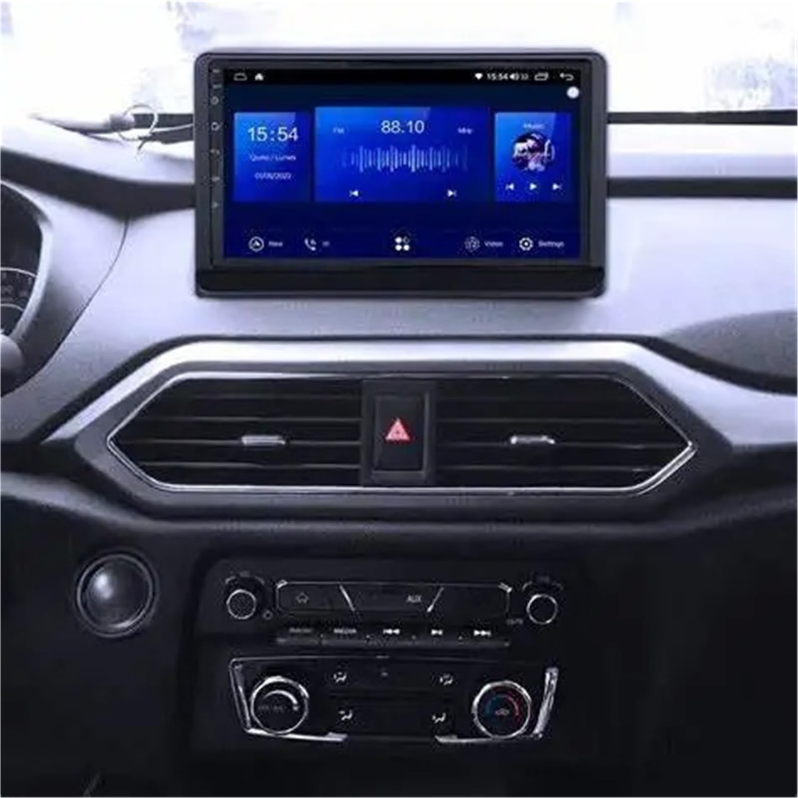 Radioblende Für DFSK 560 Glory 2018+ Autoradio Einbaurahmen | 10,1 Zoll Autoblende Radio Panel Dash Kit Installieren Sie die Facia Blende GPS Adapterplatte MP5 Abdeckung Konsole
