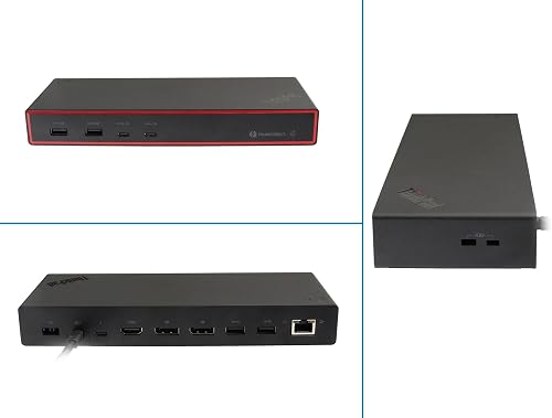 Lenovo ThinkPad Smart Dock 7500 Gen 2 - Station d'accueil - Thunderbolt 4 - HDMI, DP, Thunderbolt 4-2.5GbE - 135 W - 2