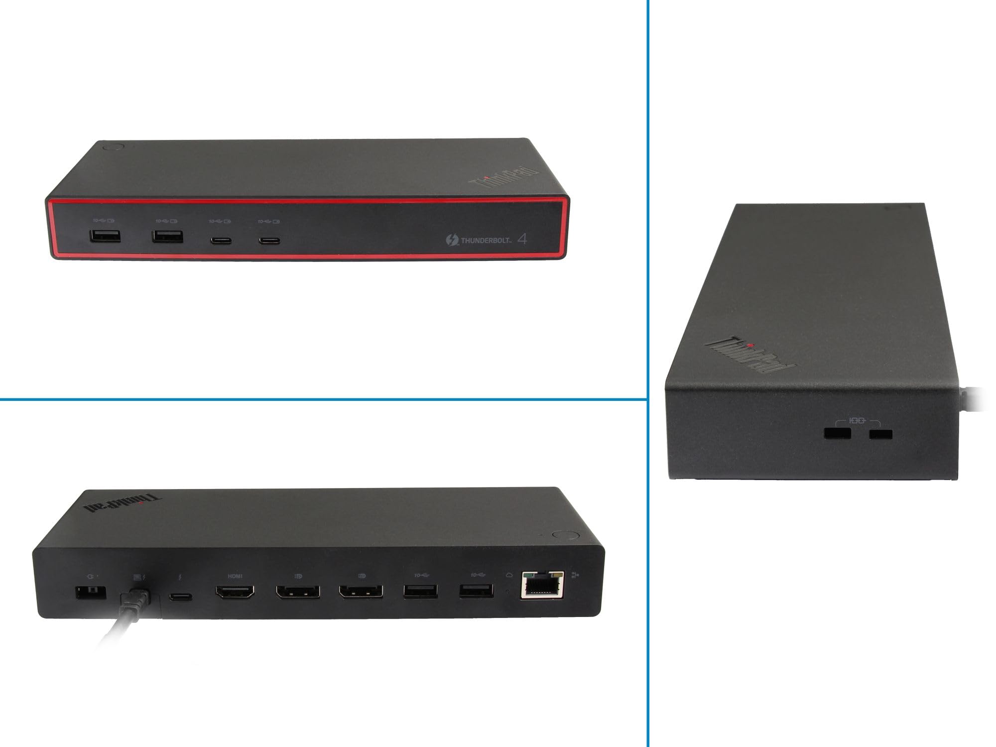 Lenovo ThinkPad Smart Dock 7500 Gen 2 - Station d'accueil - Thunderbolt 4 - HDMI, DP, Thunderbolt 4-2.5GbE - 135 W
