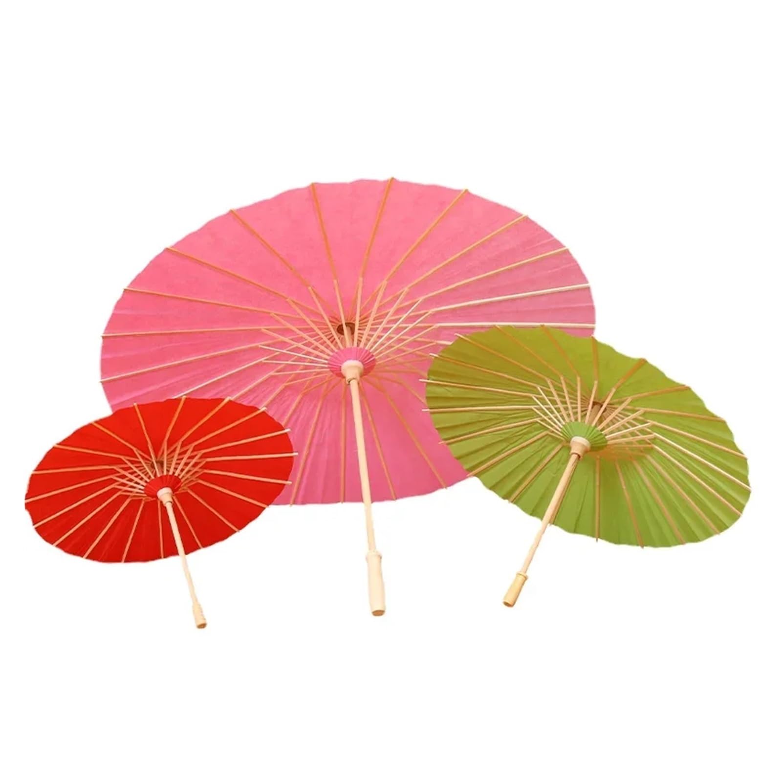 Sonnenschirm Hochzeit 5 Stück 20/3040/60 Cm Papier Regenschirm Außenbereich DIY Malerpapier Hochzeitsparty Haushaltsdekoration Thanksgiving(White Paper umbrella,60cm)