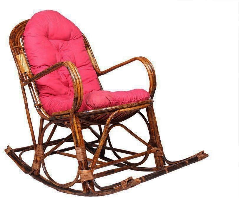 IRA Rattan Modern Rocking Arm Chair With Cushion
