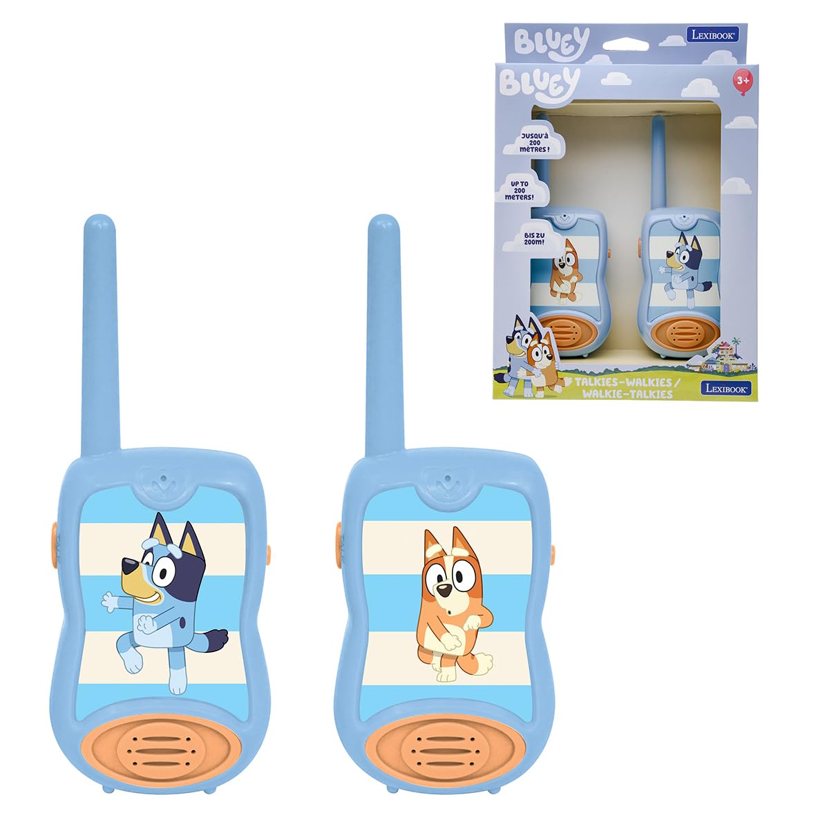 LEXIBOOK, Bluey Walkie-Talkies, TW12BYLXB