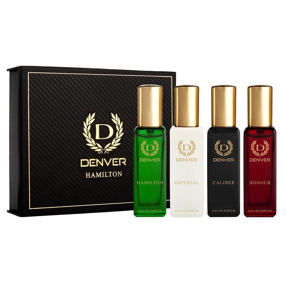 Hamilton Gift Set for Men - Hamilton, Imperial, Honour, Caliber - 20ML Each | Long Lasting Luxury Perfume EDP
