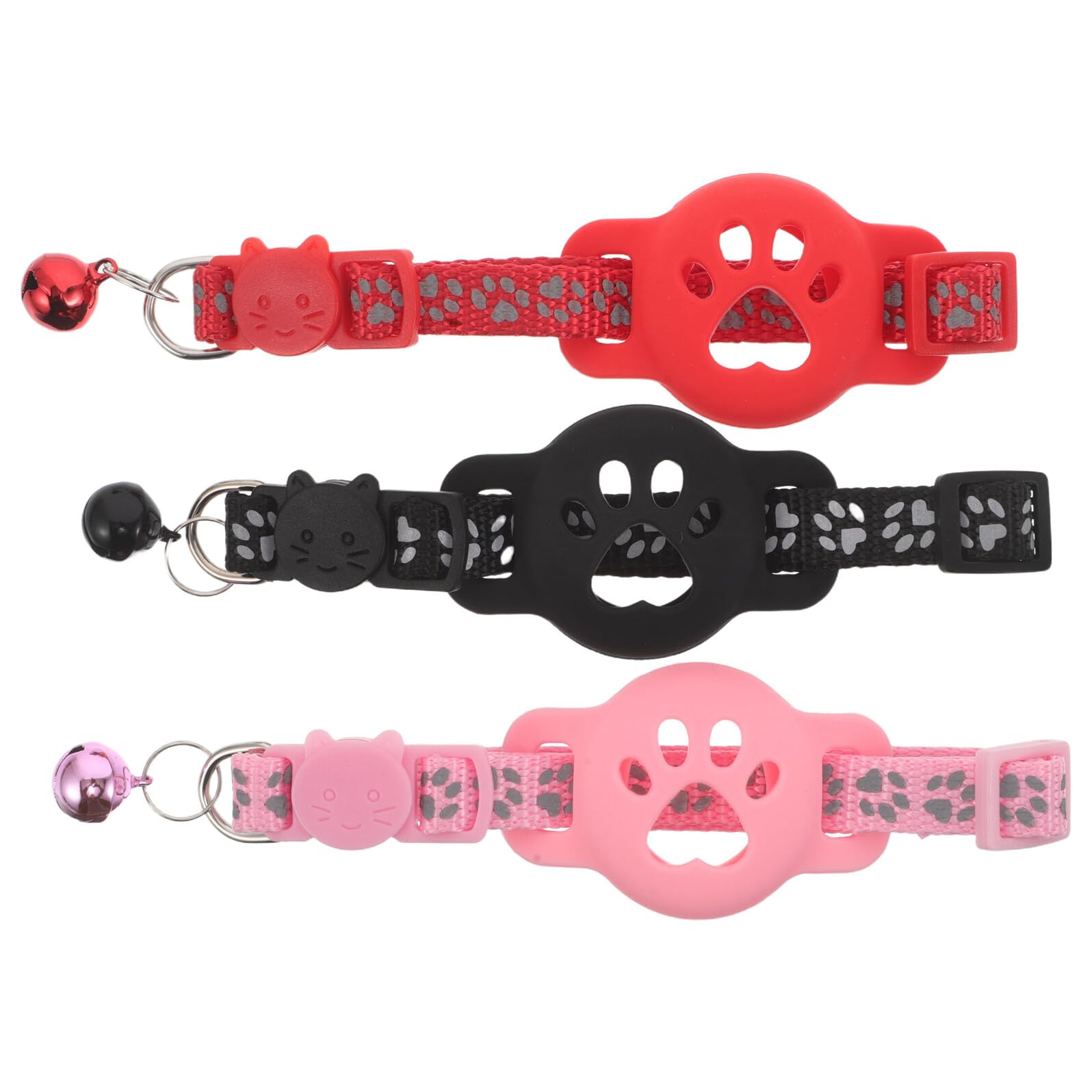 Collar rastreador de mascotas reflectante para proteger a gatos y cachorros frente a escapes