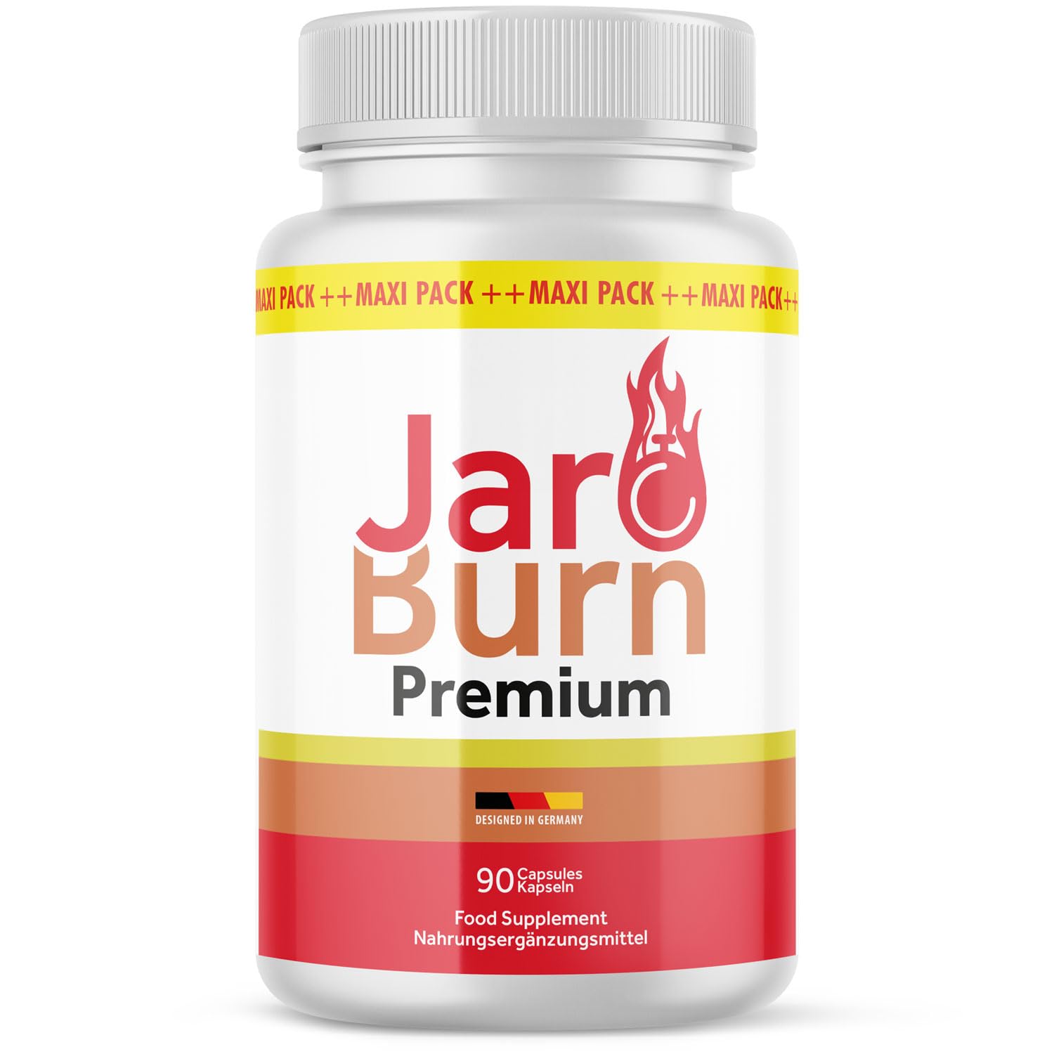 Jaro Burn Premium Kapseln | Hochwertige Inhaltsstoffe | 90 Kapseln