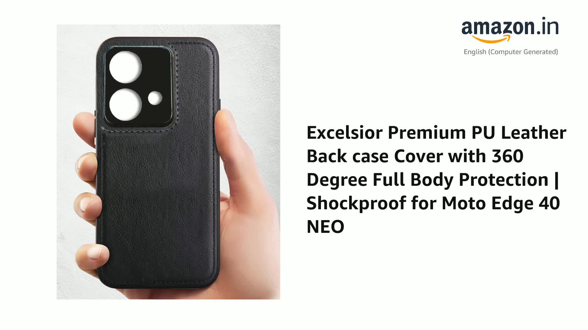 ZXLZKQ Custodia per Motorola Edge 40 Neo (6.55) con 1 X Vetro