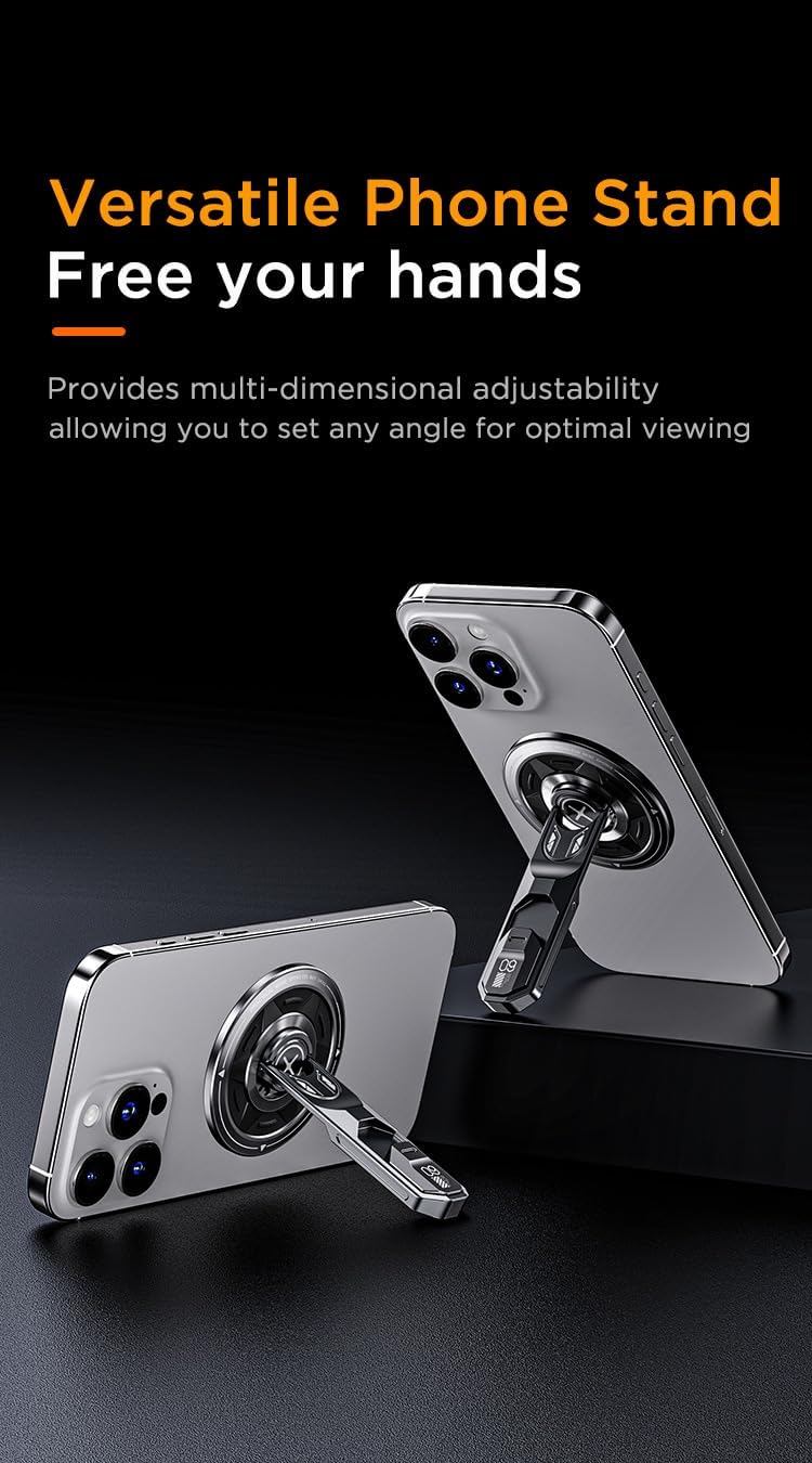 for MagSafe Phone Grip, Magnetic Phone Holder with Fidget Slider Toy Design, Magnetic Phone Stand for iPhone 17/16/15/14/13/12 Series - Image 3