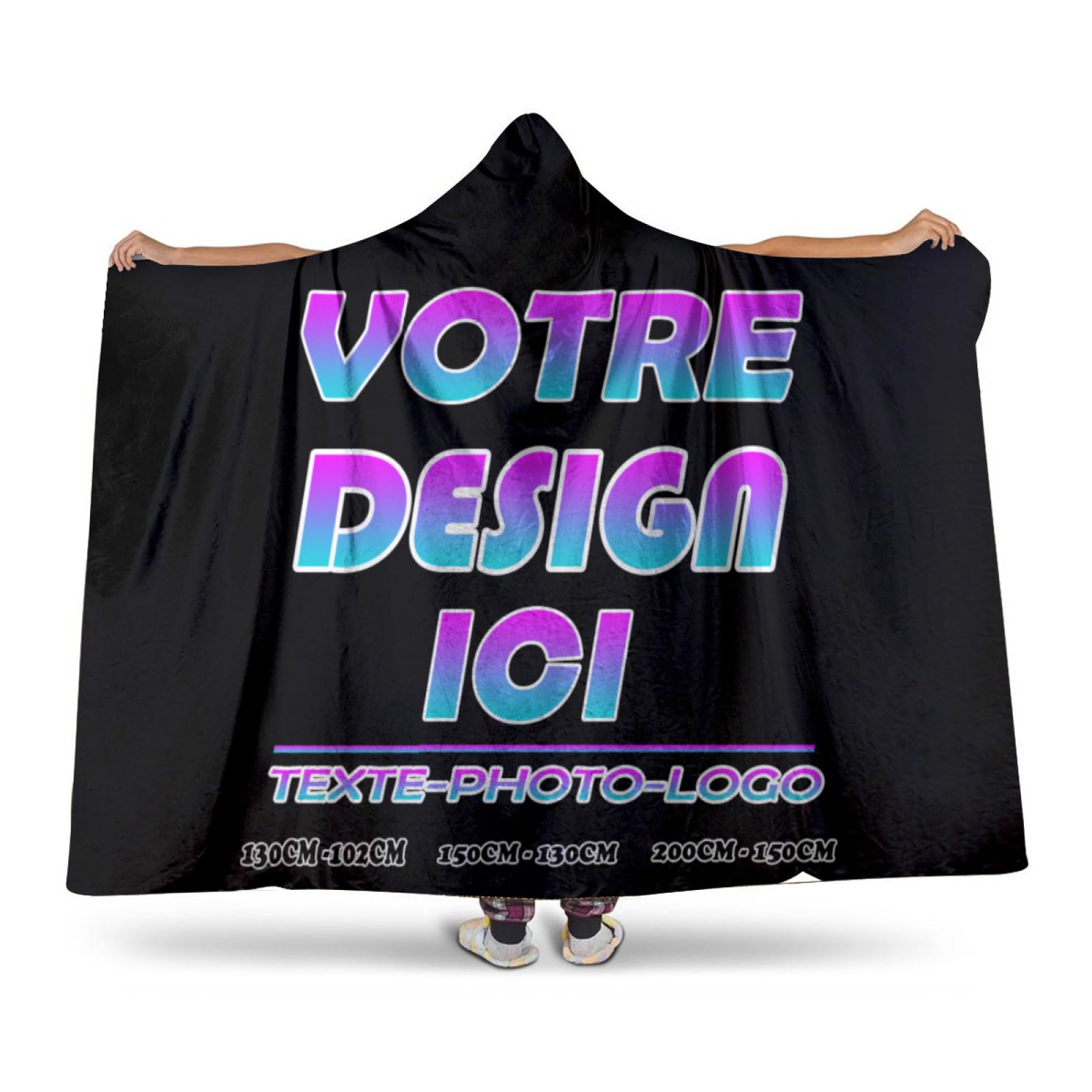 Sweat plaid personnalisé oversize pour des soirées cocooning confortables en hiver