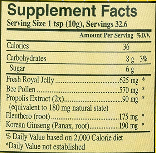 Ys Royal Jelly/Honey Bee - Royal Jelly In Honey Ult Strength, 11.5 Oz Gel #TOP3