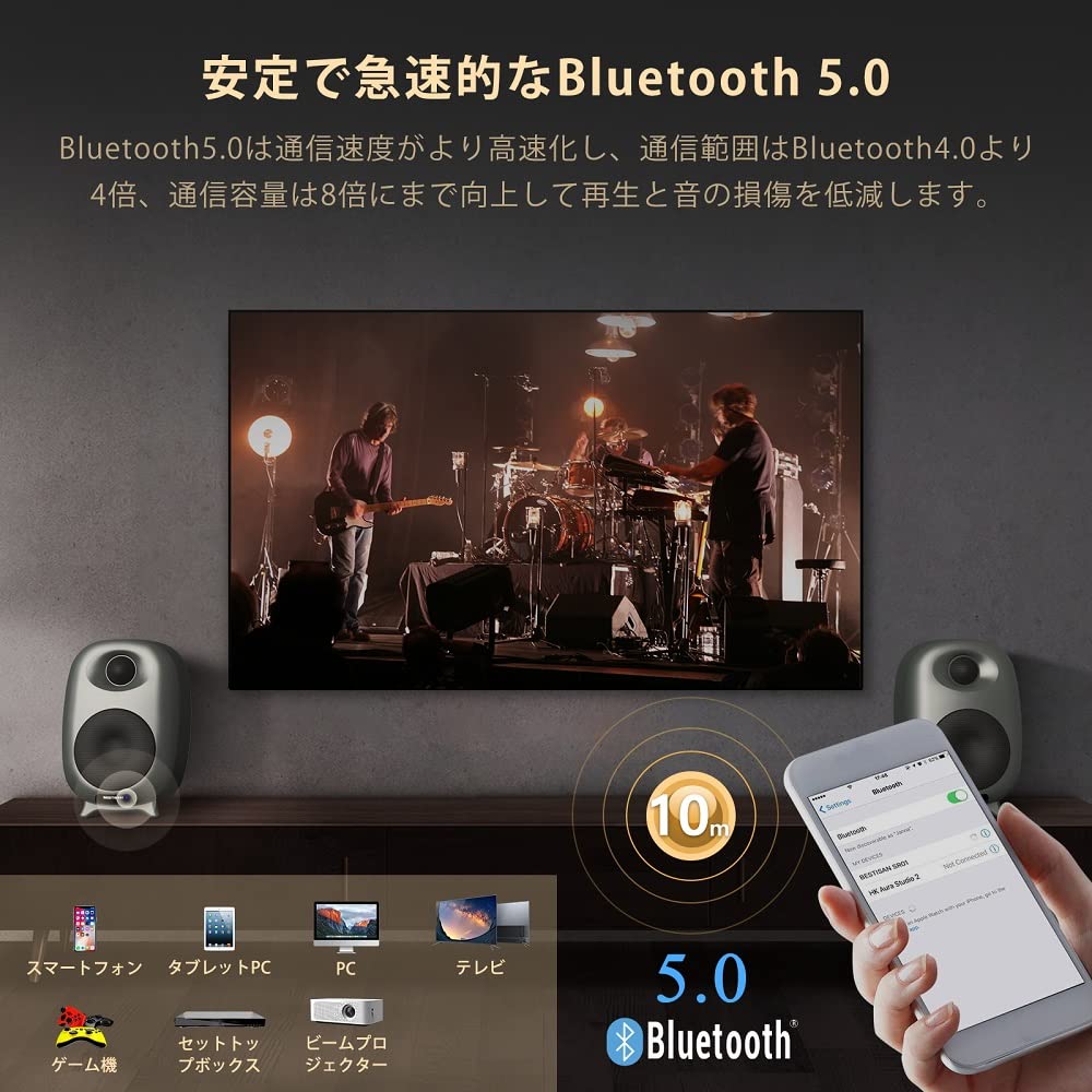 BESTISAN アクティブスピーカー Amazon.co.jp: BESTISAN アクティブ スピーカー 80W Bluetooth5