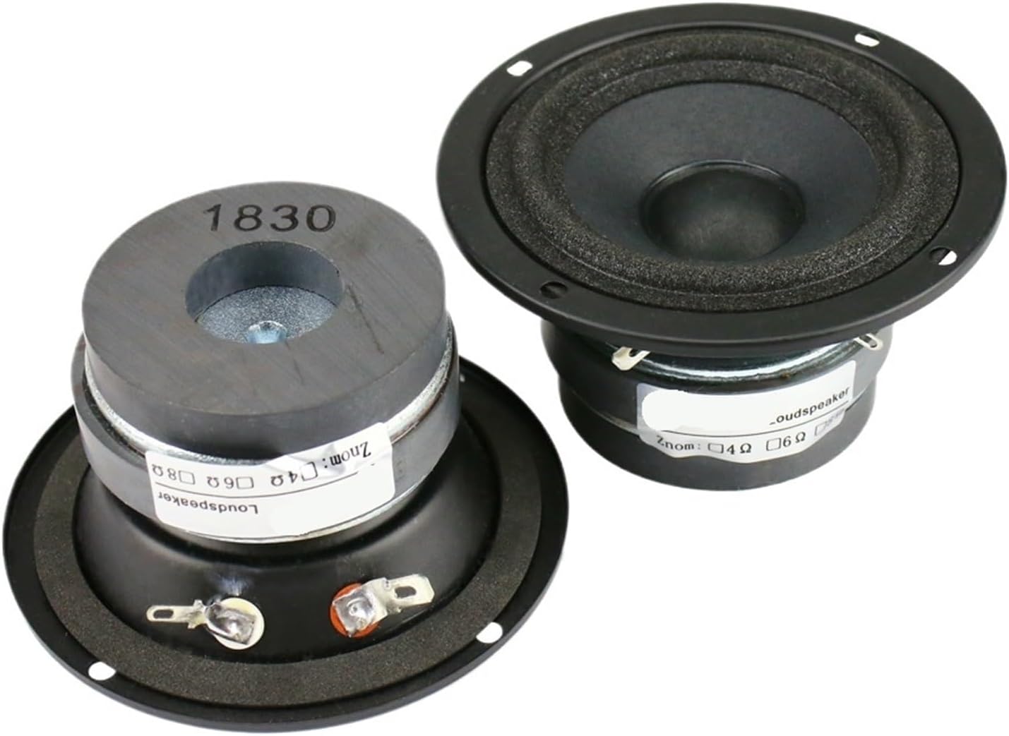 HiFi 3 Inch 92mm Midrange Speaker 4ohm 15W Mid Mediant Vocal Nature Dual Magnetic for KTV Car Audio Upgrade 2pcs