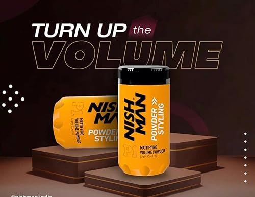 Miniatura 3 de nishman Polvo de peinado P1 0.71 oz. Polvo matificante y voluminizador con control máximo, diseño elegante, facilidad de uso, producto flexible y