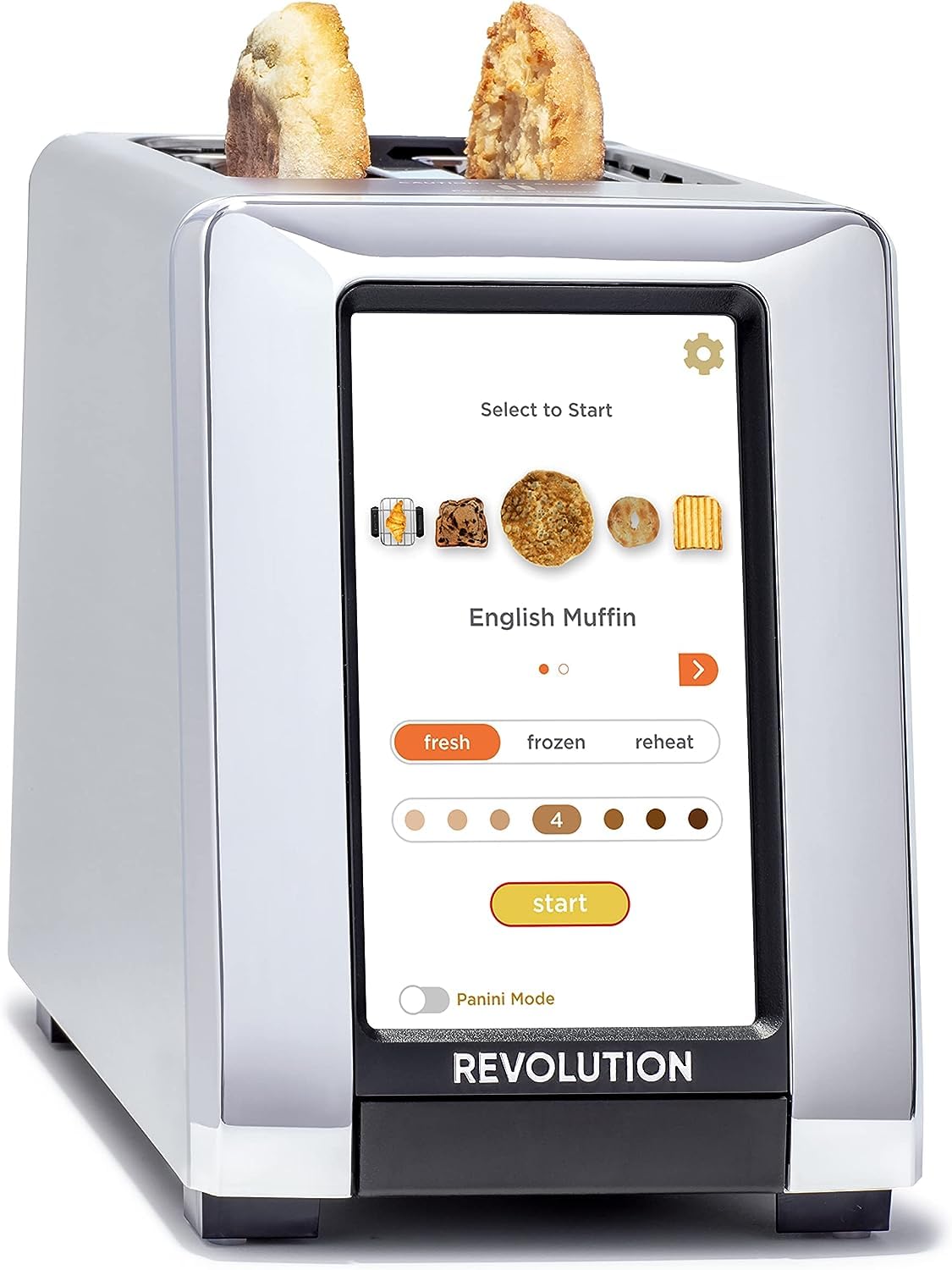 Photo 1 of Revolution R180S Touchscreen Toaster, 2-Slice Smart Toaster with Patented InstaGLO Technology & Panini Mode
