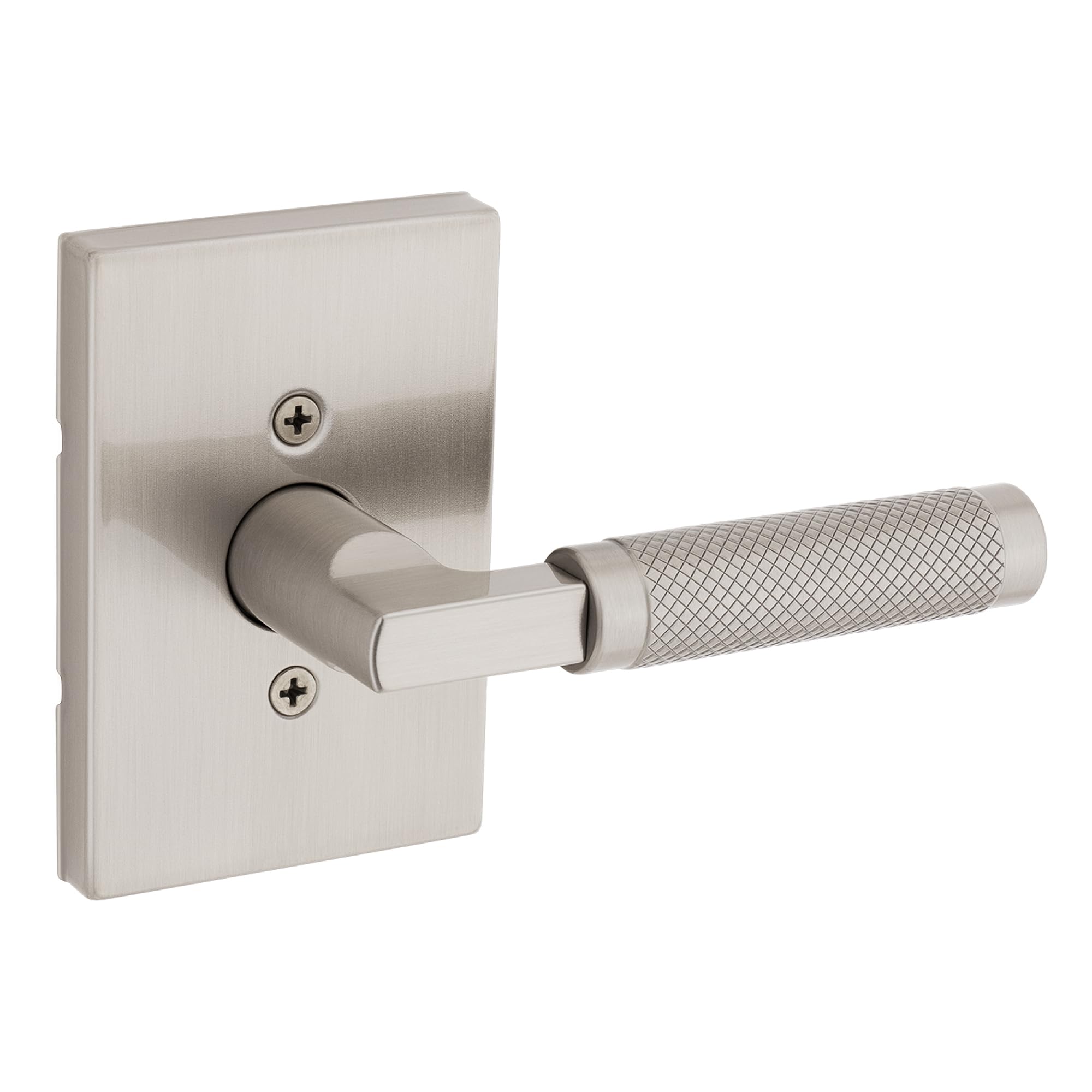 なぎ Kwikset Prava Dummy Door Knurled Handle, Single Sided Lever for
