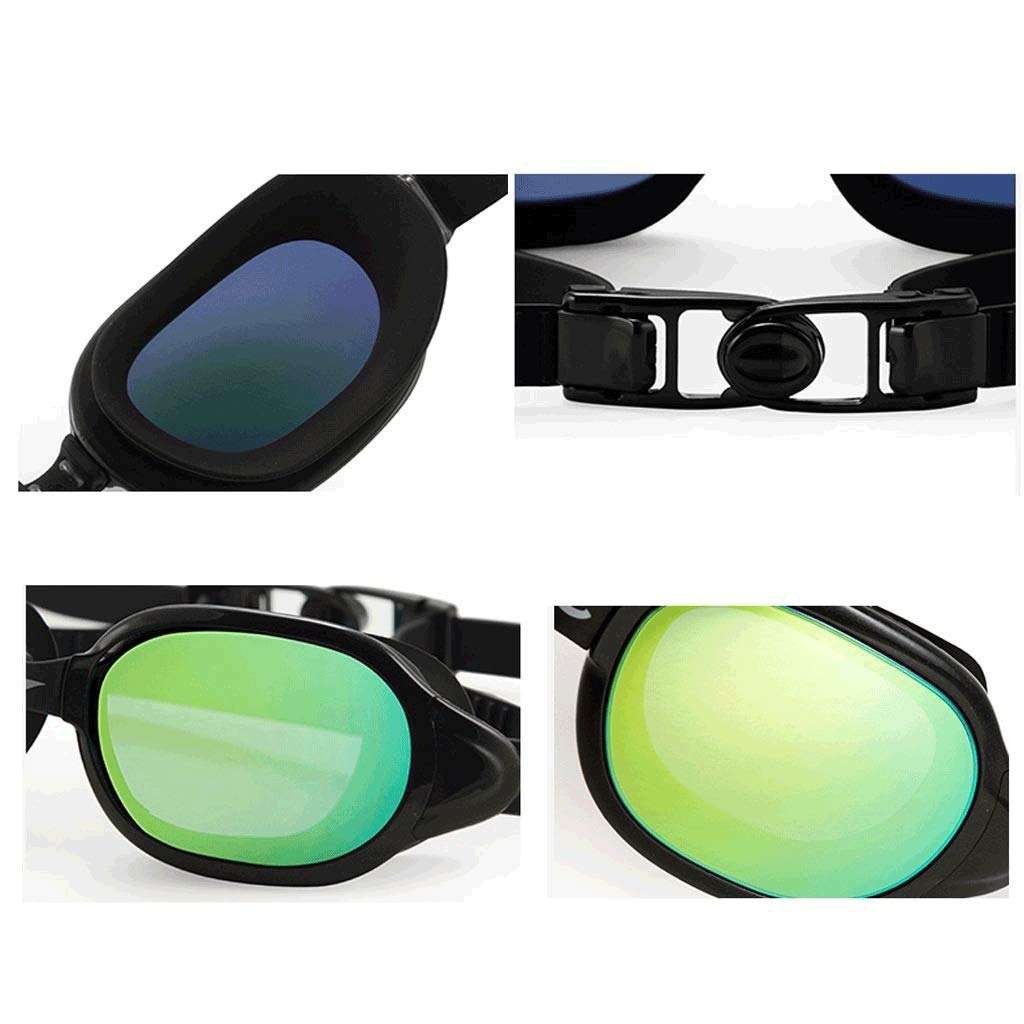 Occhialini da nuoto senza perdite di protezione UV anti-nebbia con libero(3-Pack)