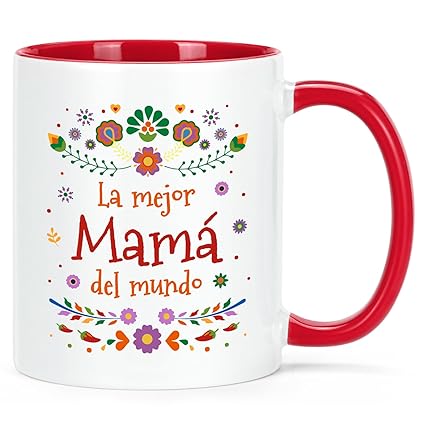 Cabtnca La Mejor Mama Del Mundo, Mama Gifts in Spanish, Mama Mug, Regalo Para Mama, Mom Coffee Mug, Mothers Day Christmas Gifts for Mama, Mom Gifts in Spanish, 11Oz