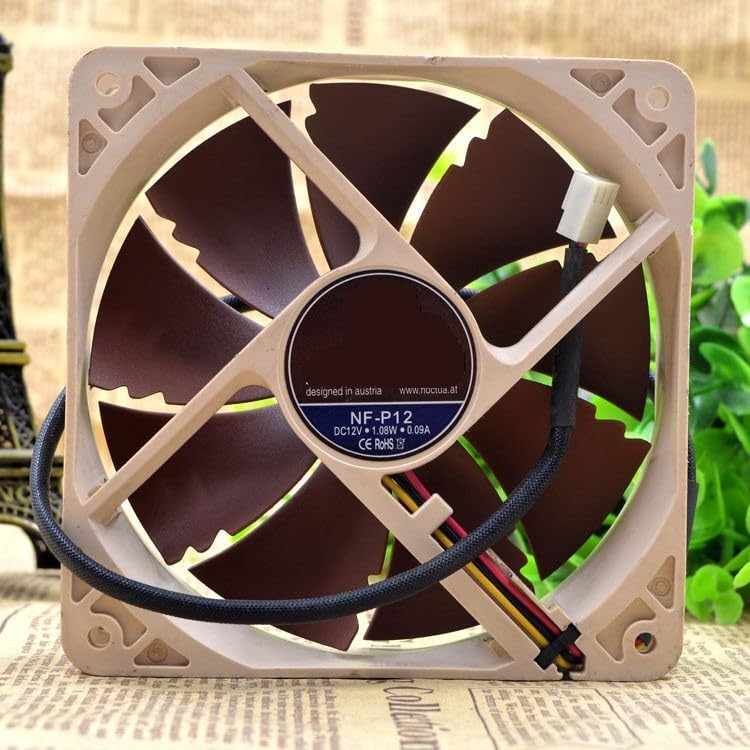 NF-P12-1300 120x120x25mm DC 12V 0.09A 1.08W Quiet Fan