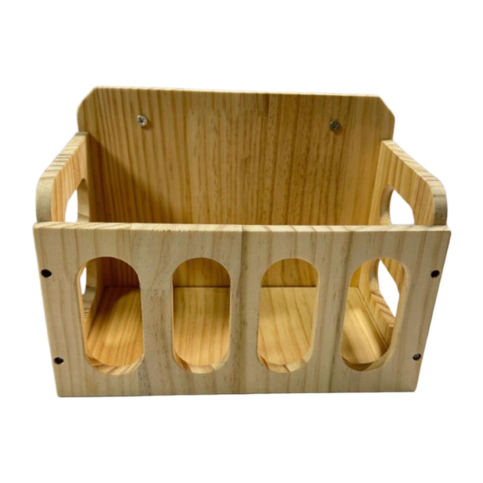 Mangiatoia Portatile in Legno per Conigli, Ricci, Furetti E Criceti.