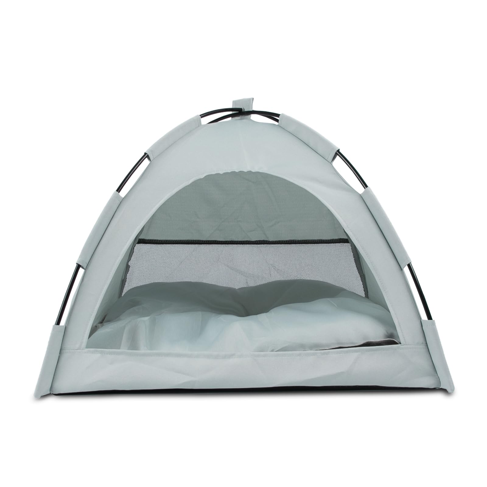 Kitgo Tente tipi pour petits chiens et chats avec coussin épais, tente tipi portable pour chat, niche d'intérieur lavable