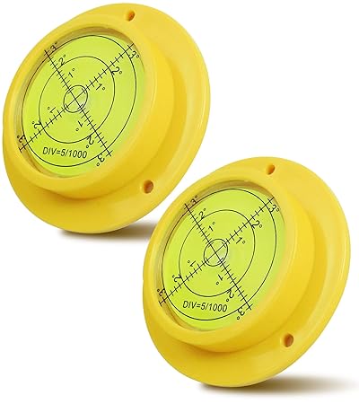 RONGPRO Large Circular Bubble Level - 2 PCS
