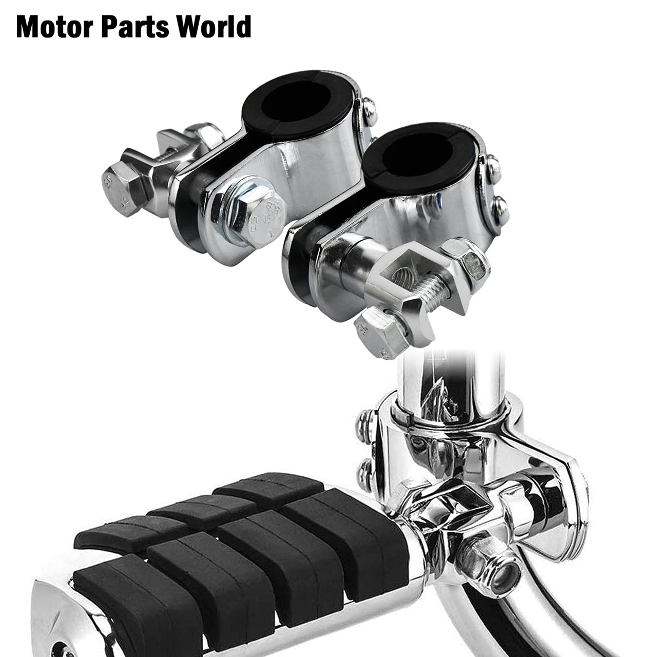 Motorcycle Universal 32mm Highway Bar Footpeg Footrest Mount Clamp Bracket Fit For Harley Sportster Softail Fatboy Dyna Touring Akcesoria