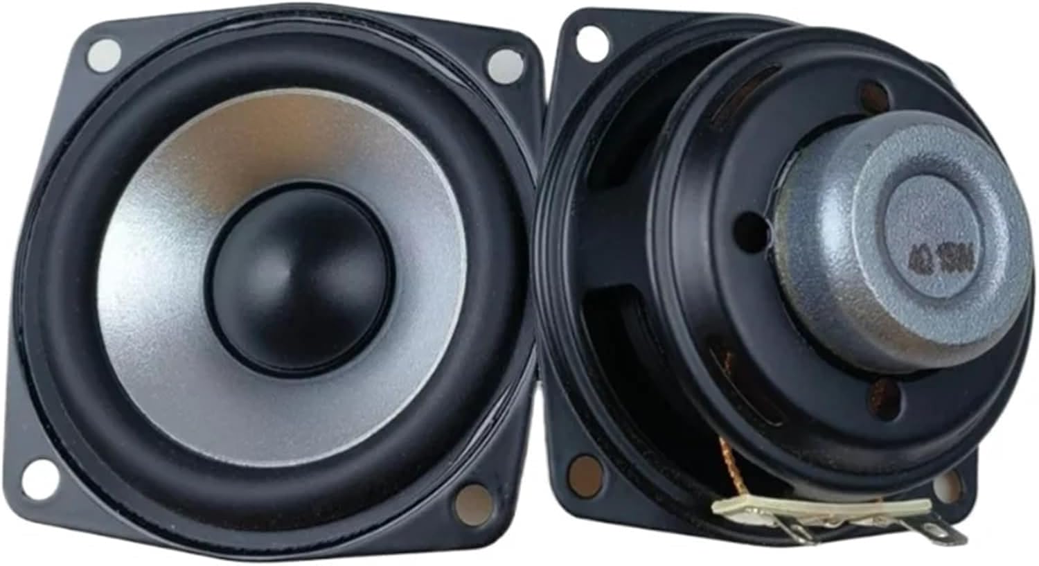 2Pcs 2.5 Inch Full Range Speaker 4 Ohm 15W